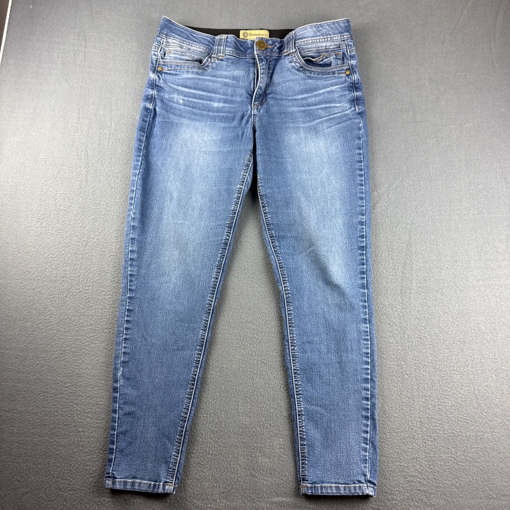 Democracy Jeans Women's 12 Blue Ab Solution Skinny Denim Stretch Jegging Casual